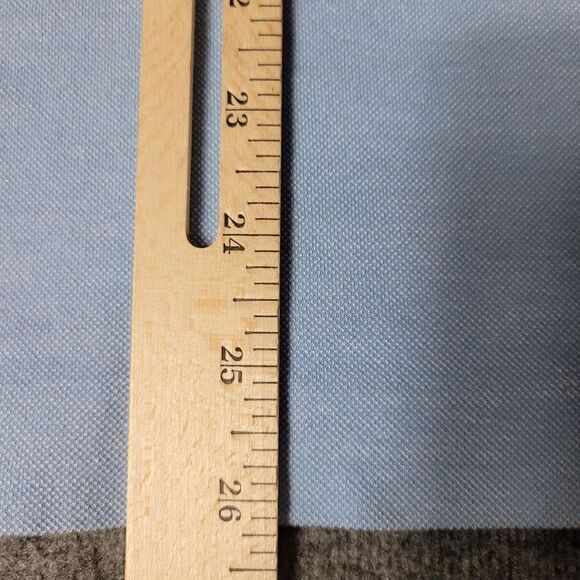 Ermenegildo Zegna Polo Shirt Mens Size M Blue Short Sleeve Cotton Preppy Work Go - Picture 11 of 11